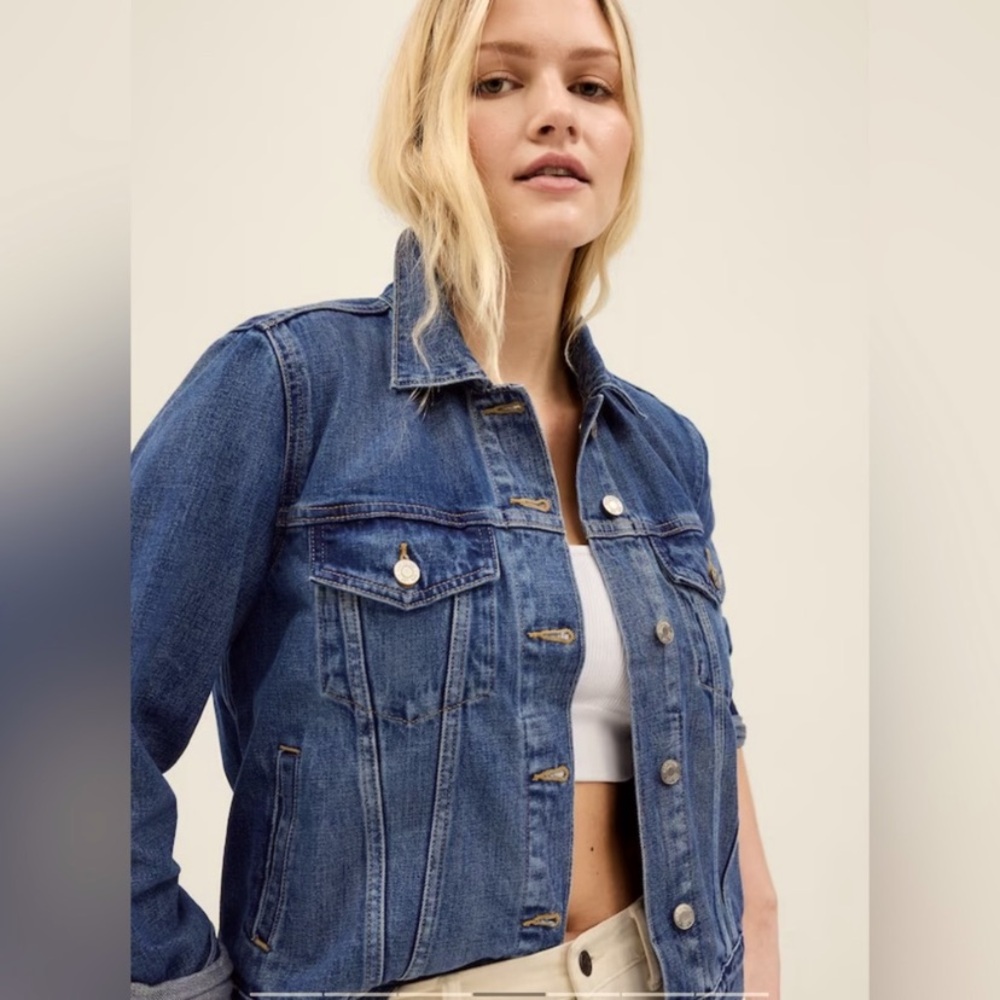 GAP Classic Icon Denim Jean Jacket S Small